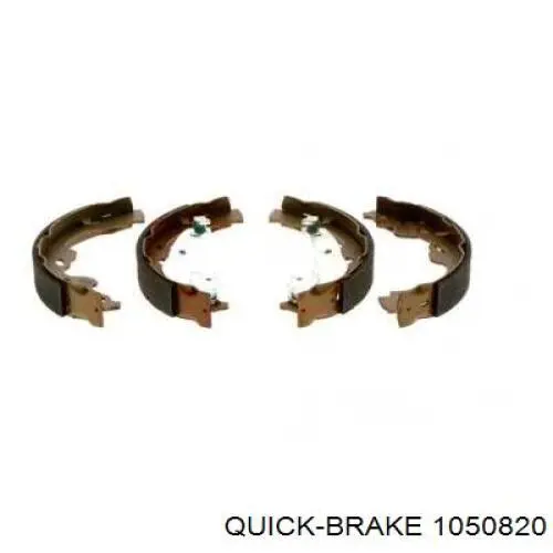 Монтажный комплект задних барабанных колодок Quick Brake 1050820