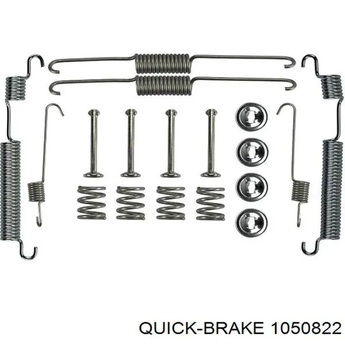 Монтажный комплект задних барабанных колодок 1050822 Quick Brake