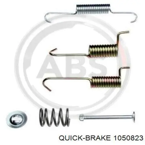 Установочный комплект задних барабанных колодок Quick Brake 1050823 цена, от 3.74 USD