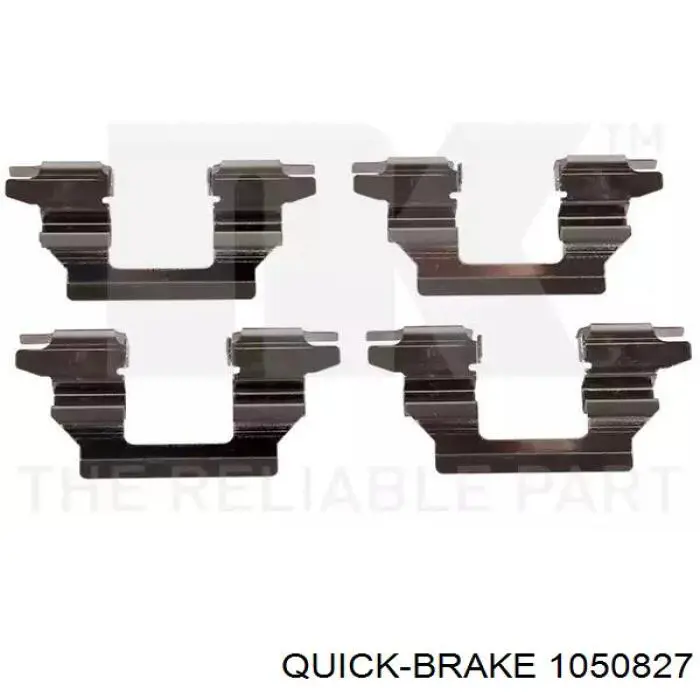 Монтажный комплект задних барабанных колодок Quick Brake 1050827