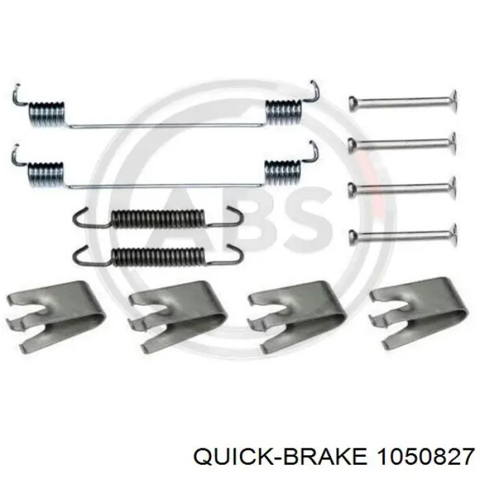 105-0827 Quick Brake монтажный комплект задних барабанных колодок