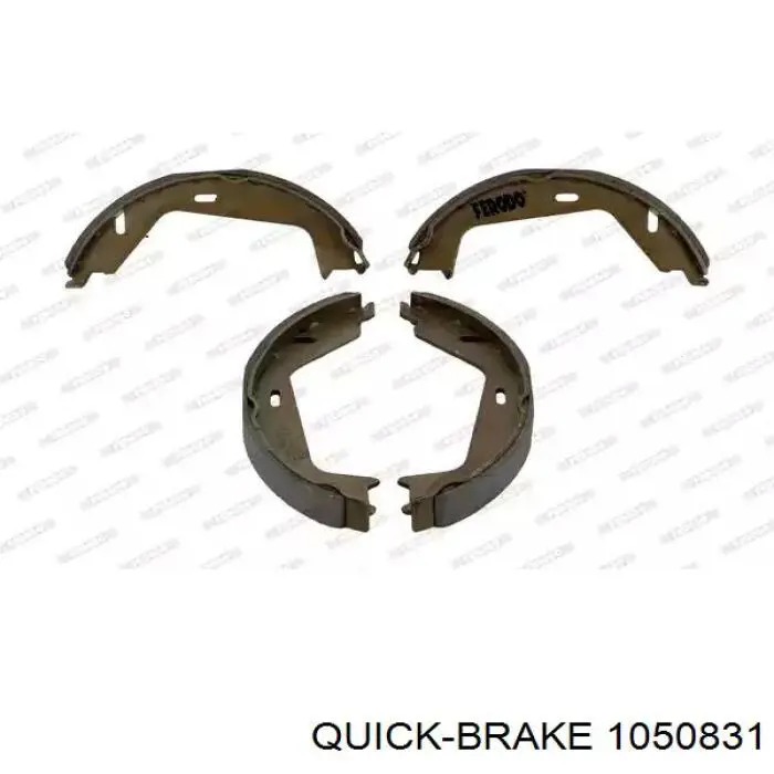 Монтажный комплект задних барабанных колодок 1050831 Quick Brake