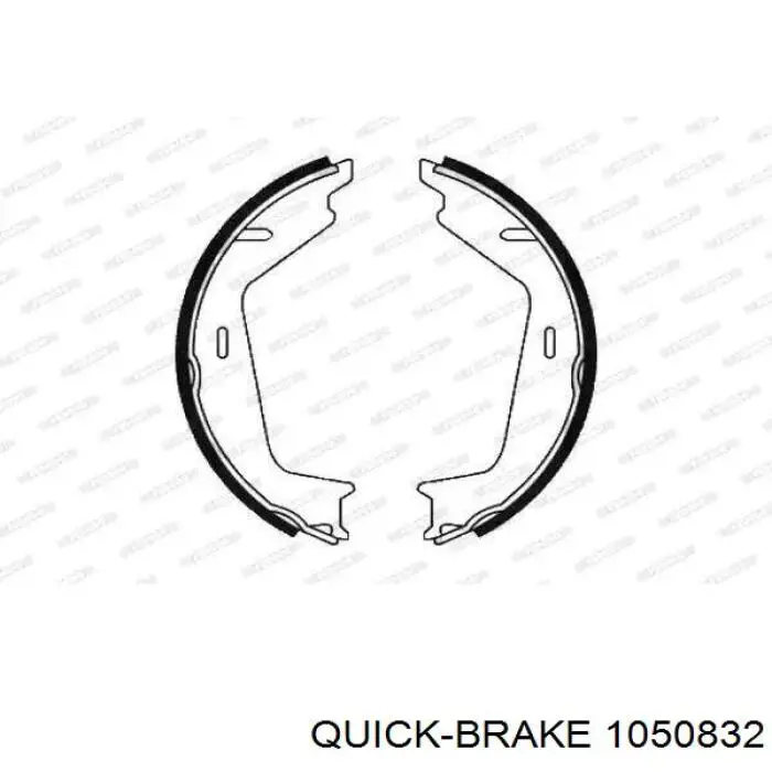 1050832 Quick Brake Пружина задних барабанных тормозных колодок