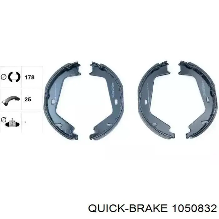 Купить 1050832 Quick Brake Пружина задних барабанных тормозных колодок