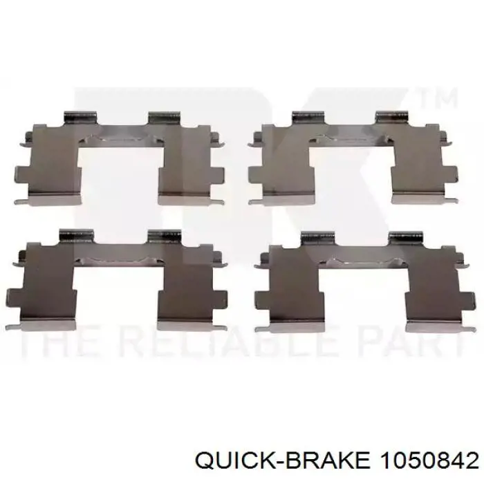 Купить 1050842 Quick Brake Монтажный комплект задних барабанных колодок