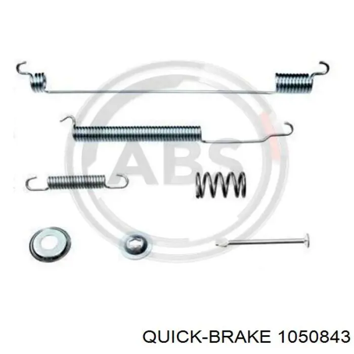 105-0843 Quick Brake ремкомплект тормозных колодок