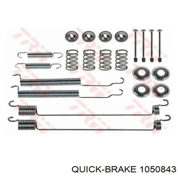 Ремкомплект тормозных колодок Quick Brake 1050843 цена, от 9.87 USD