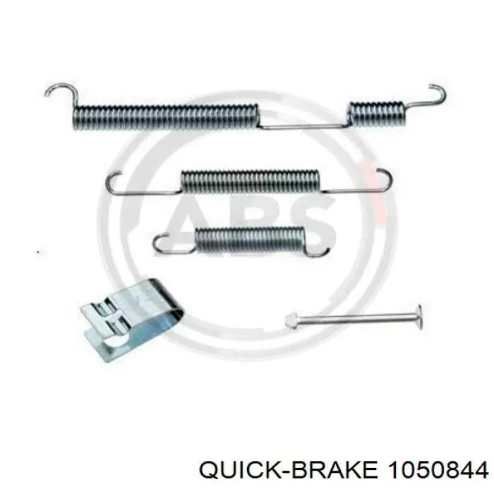 105-0844 Quick Brake kit de montagem das sapatas traseiras de tambor