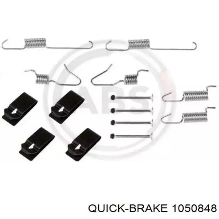 Купить 1050848 Quick Brake Монтажный комплект задних барабанных колодок