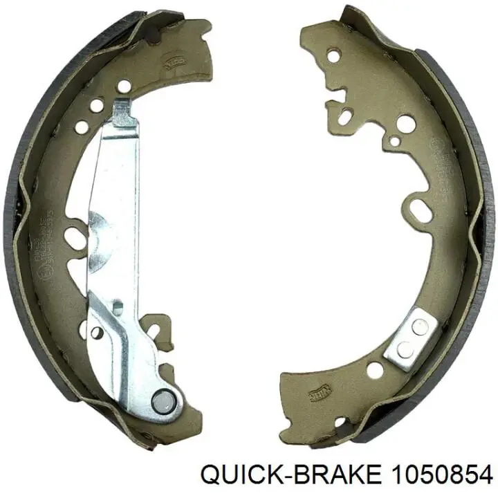 Монтажный комплект задних барабанных колодок Quick Brake 1050854