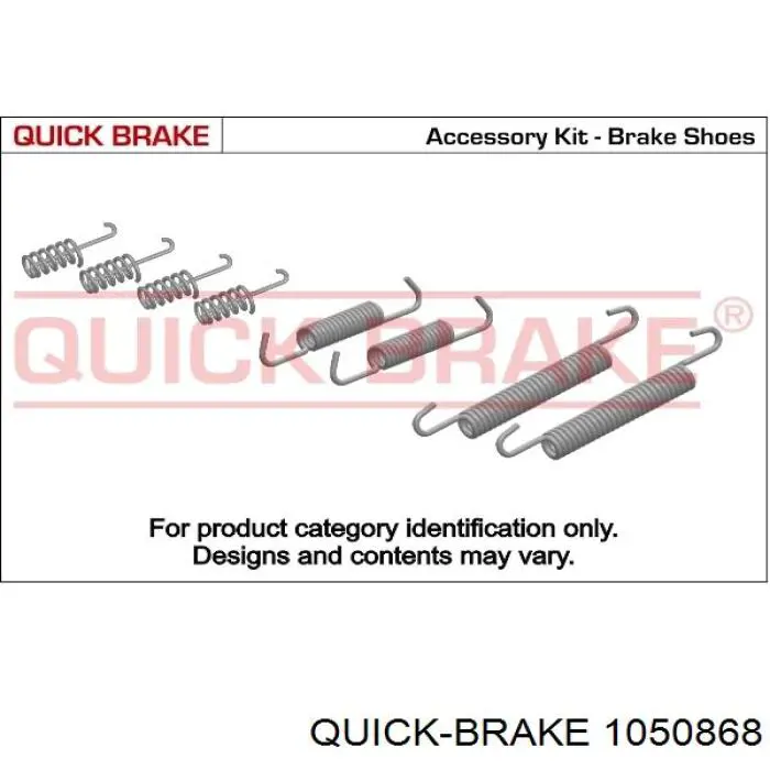 105-0868 Quick Brake ремкомплект тормозных колодок
