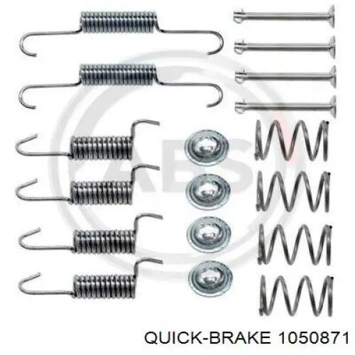 105-0871 Quick Brake ремкомплект тормозов задних