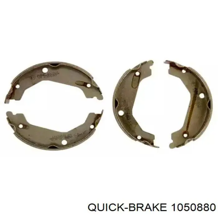 Монтажный комплект задних барабанных колодок 1050880 Quick Brake