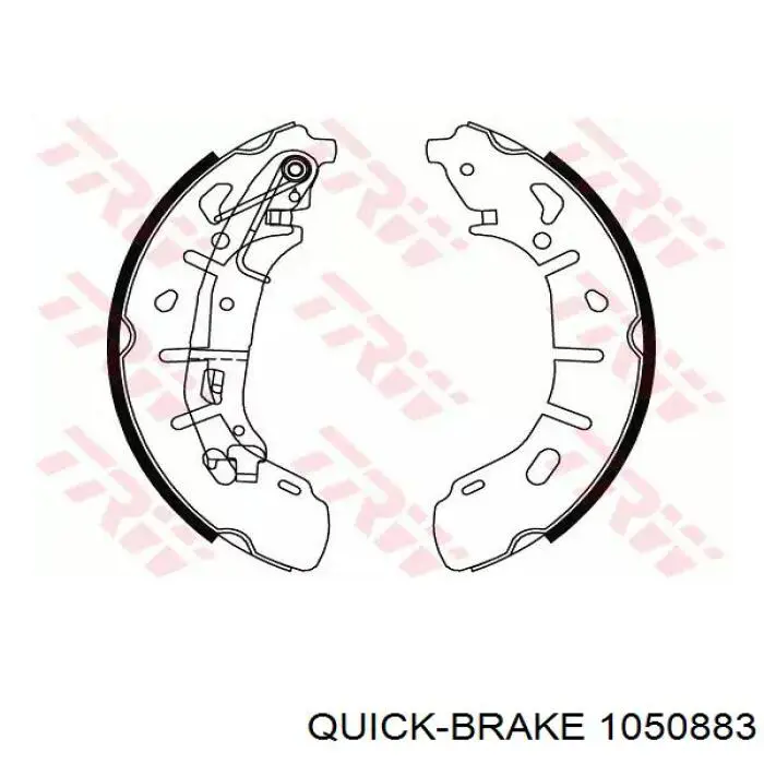 Ремкомплект тормозов задних Quick Brake 1050883