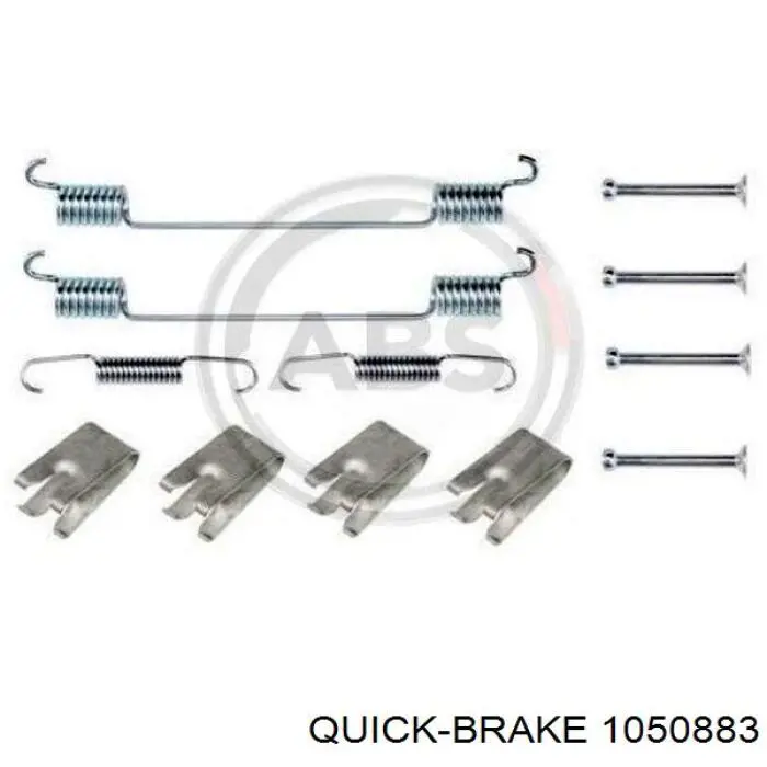 105-0883 Quick Brake ремкомплект тормозов задних