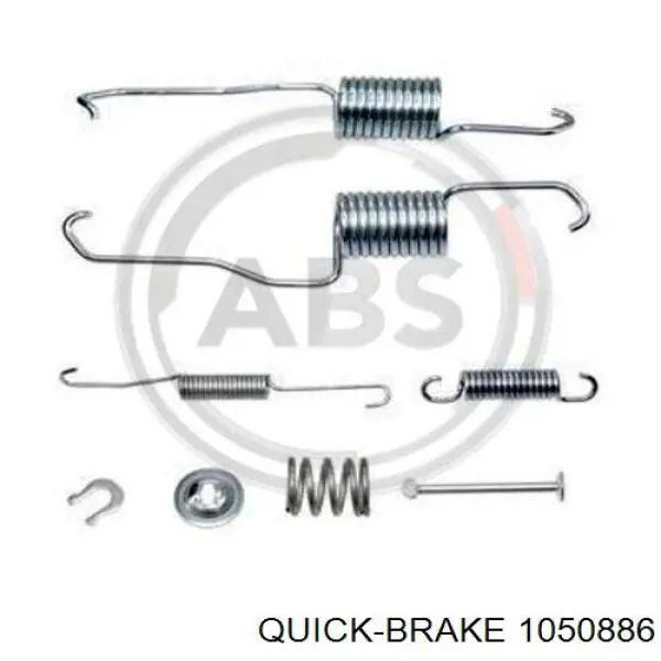 Купить 1050886 Quick Brake Монтажный комплект задних барабанных колодок