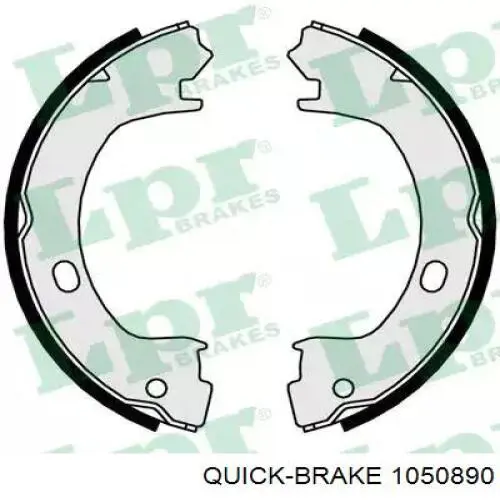 Монтажный комплект задних барабанных колодок 1050890 Quick Brake