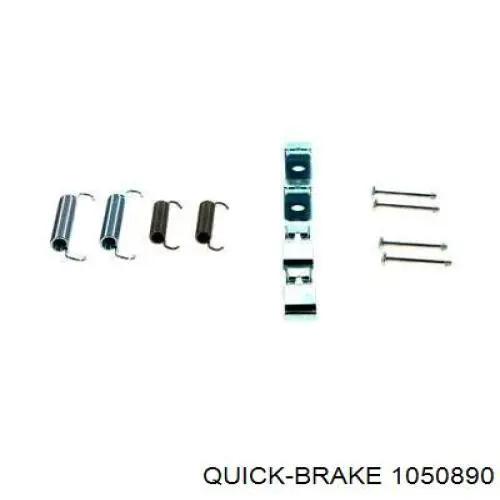 Установочный комплект задних барабанных колодок Quick Brake 1050890 цена, от 5.41 USD