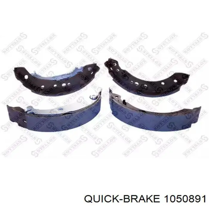 Купить 1050891 Quick Brake Монтажный комплект задних барабанных колодок