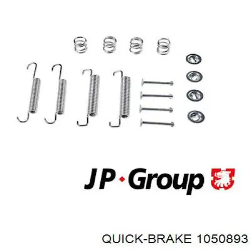 Монтажний комплект задніх барабанних колодок 1050893 Quick Brake