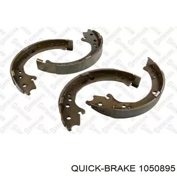 Купить 1050895 Quick Brake Монтажный комплект задних барабанных колодок