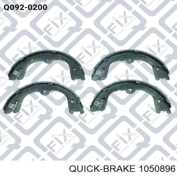 Монтажный комплект задних барабанных колодок Quick Brake 1050896