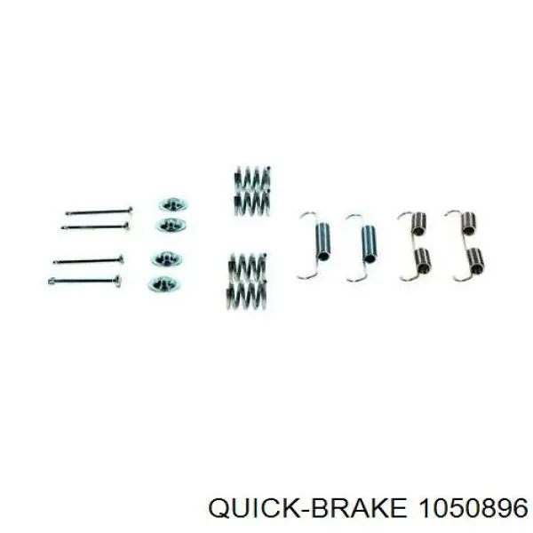 Установочный комплект задних барабанных колодок Quick Brake 1050896 цена, от 5.41 USD