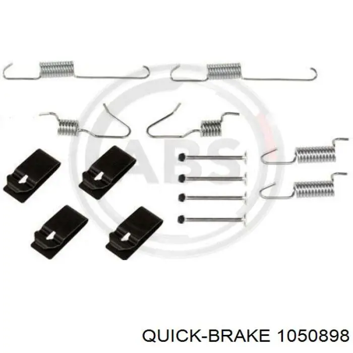 105-0898 Quick Brake ремкомплект тормозных колодок