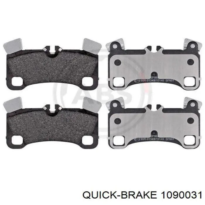 Комплект пружинок крепления дисковых колодок задних Quick Brake 1090031 цена, от 5.13 USD