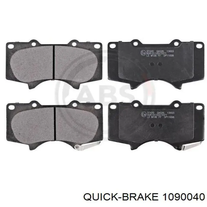 1090040 Quick Brake Комплект пружинок крепления дисковых передних колодок