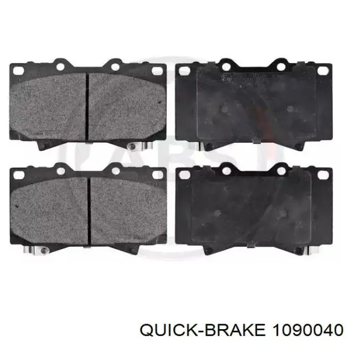 Комплект пружинок крепления дисковых колодок, передних Quick Brake 1090040 цена, от 4.62 USD