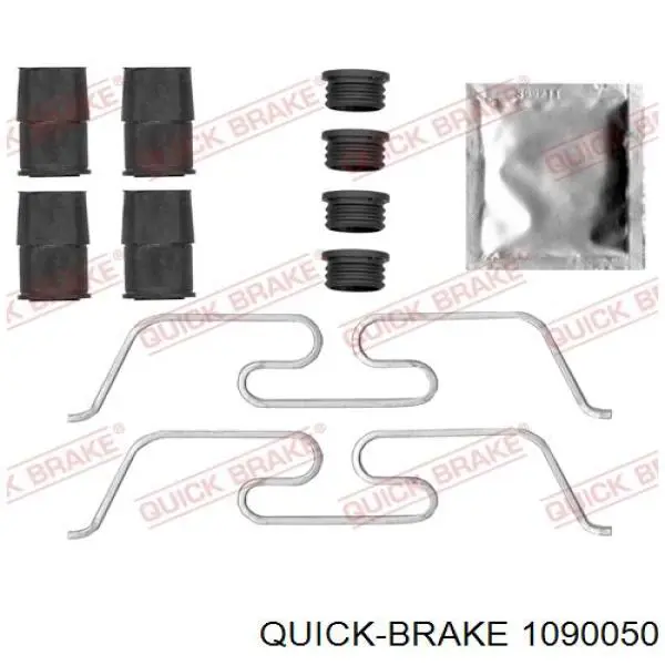 1090050 Quick Brake sapatas do freio dianteiras de disco