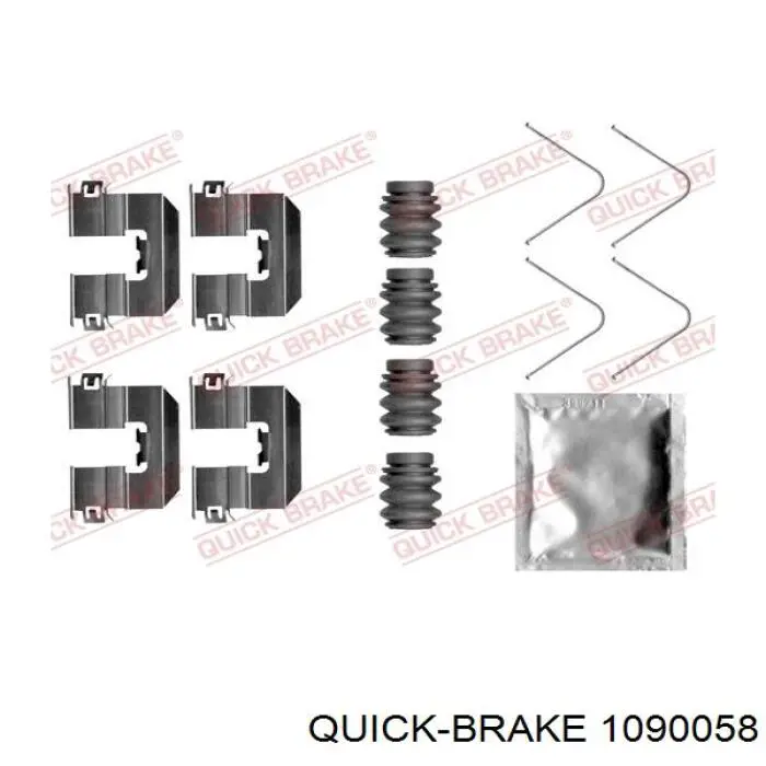 109-0058 Quick Brake ремкомплект тормозных колодок