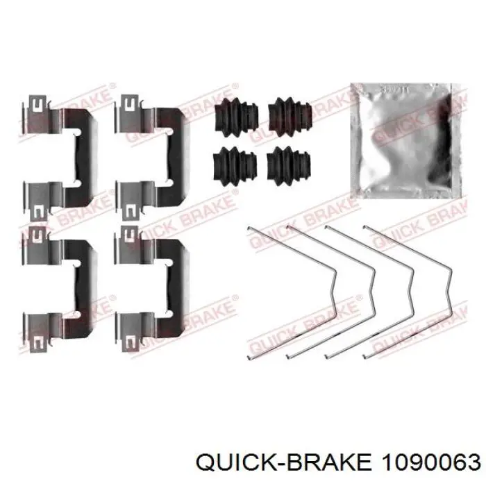 109-0063 Quick Brake ремкомплект тормозных колодок