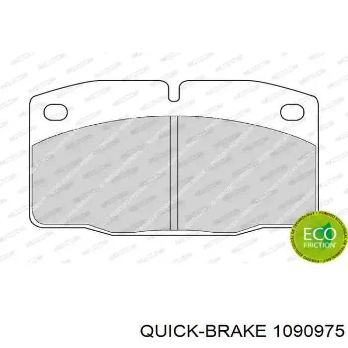 Ремкомплект тормозных колодок 1090975 Quick Brake