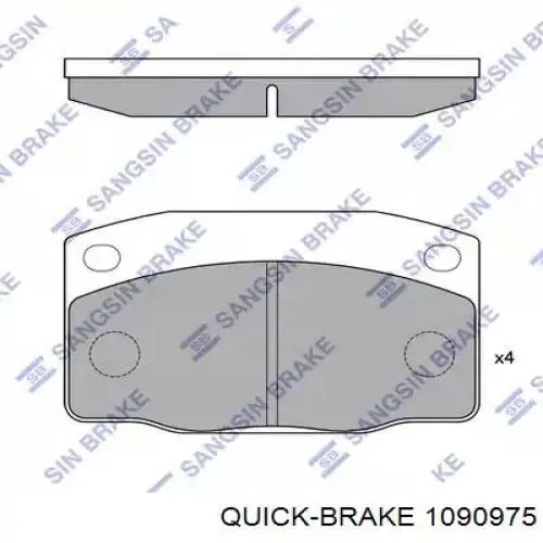 109-0975 Quick Brake kit de reparação das sapatas do freio
