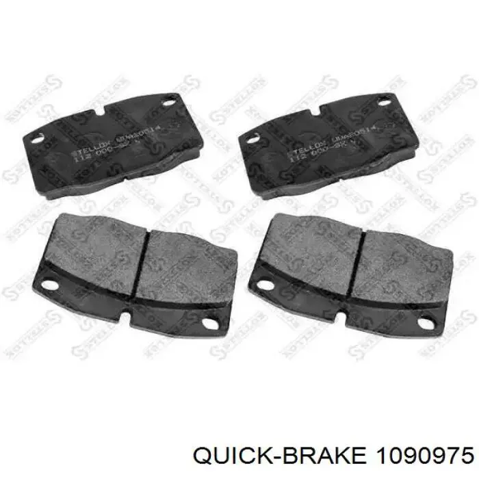 Ремкомплект гальмівних колодок 1090975 Quick Brake