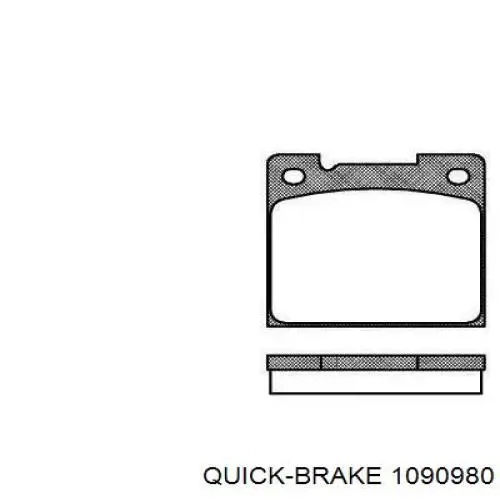 Купить 1090980 Quick Brake Ремкомплект тормозных колодок