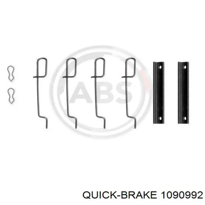 109-0992 Quick Brake ремкомплект тормозных колодок
