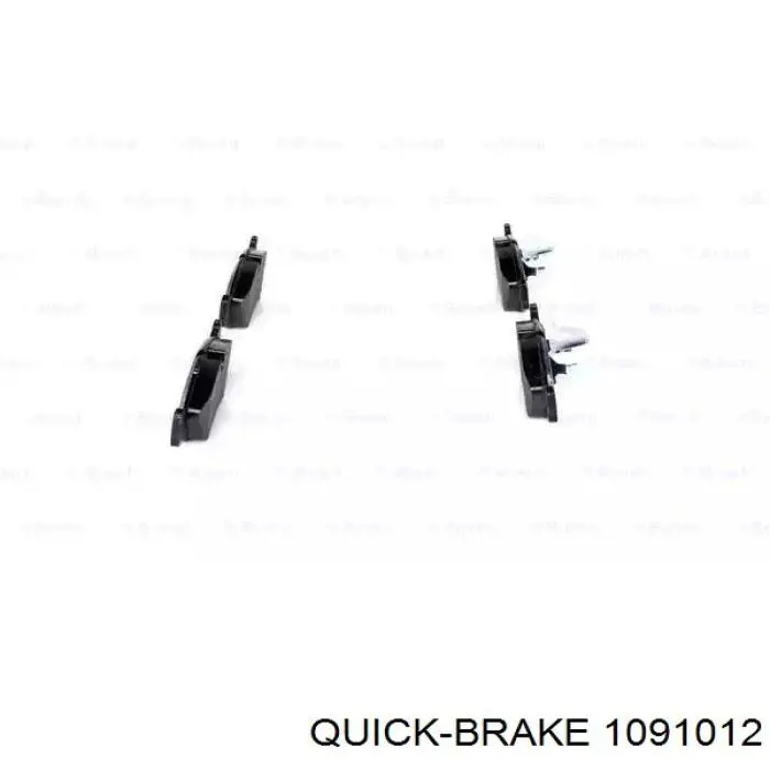 1091012 Quick Brake Ремкомплект торм. колодок