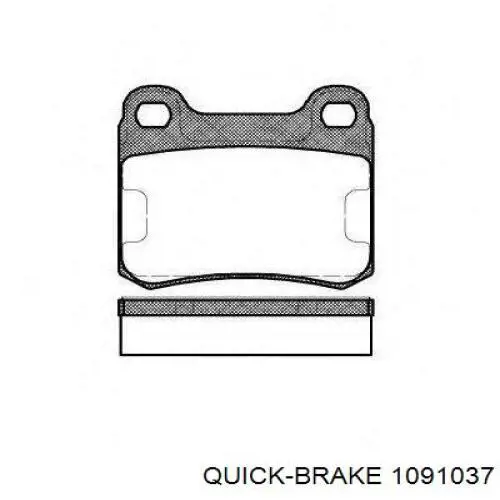 Купить 1091037 Quick Brake Ремкомплект тормозных колодок