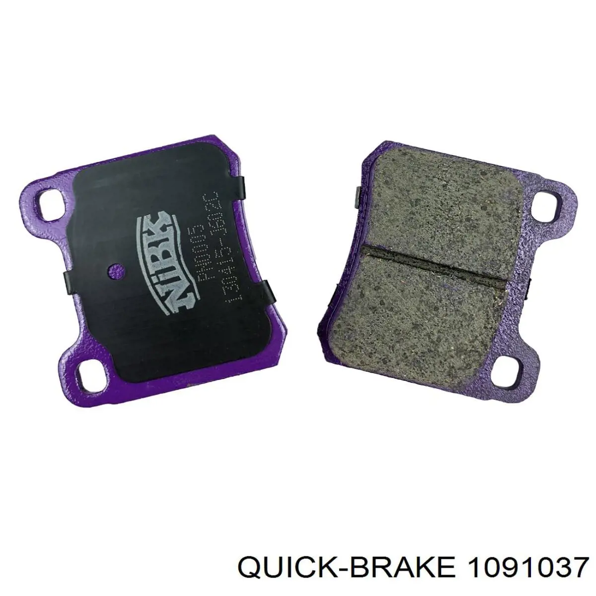 Ремкомплект тормозных колодок Quick Brake 1091037