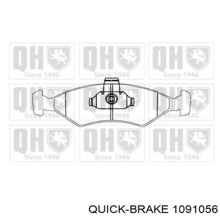 7074027 Fiat/Alfa/Lancia Комплект пружинок крепления дисковых передних колодок