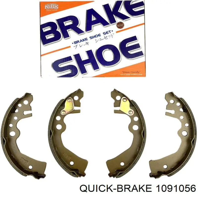 Комплект пружинок крепления дисковых колодок, передних Quick Brake 1091056 цена, от 2.86 USD