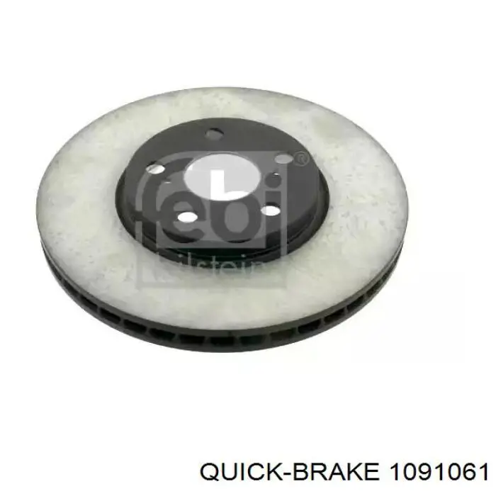 Ремкомплект тормозных колодок 1091061 Quick Brake