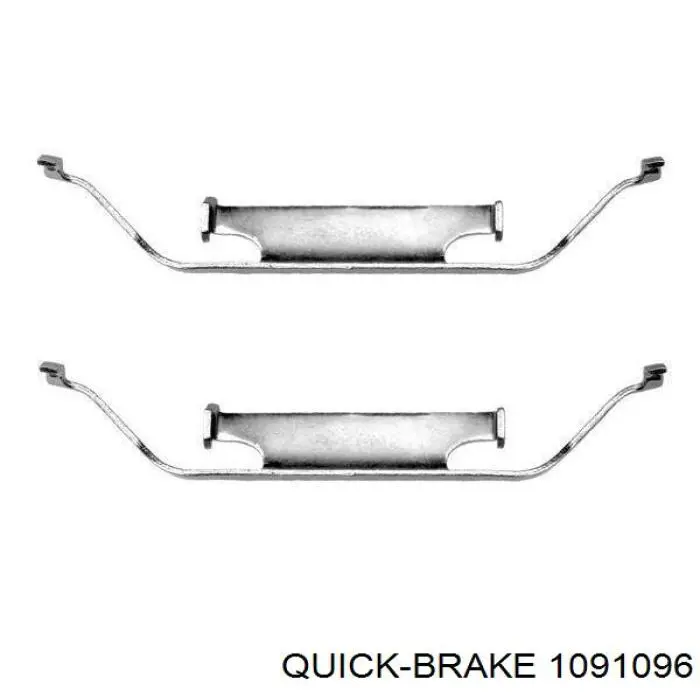 Conjunto De Muelles Almohadilla Discos Delanteros 1091096 Quick Brake