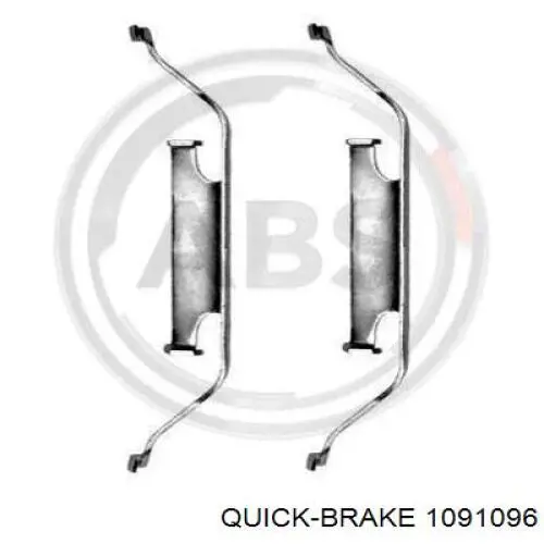 Комплект пружинок крепления дисковых колодок, передних Quick Brake 1091096 цена, от 3.72 USD