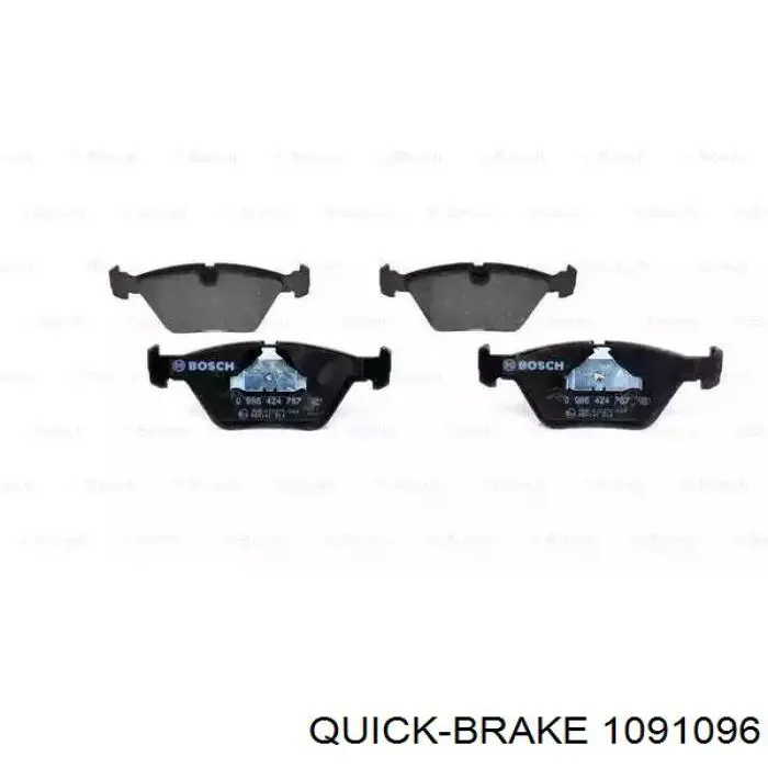 Купить 1091096 Quick Brake Комплект пружинок крепления дисковых колодок передних