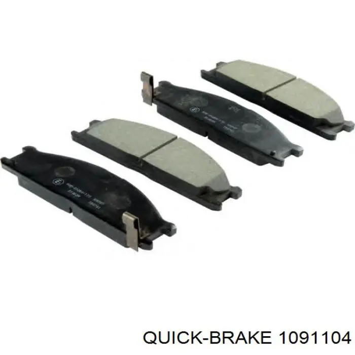 Купить 1091104 Quick Brake Комплект пружинок крепления дисковых колодок передних