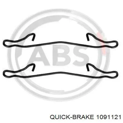 1091121 Quick Brake Комплект пружинок крепления дисковых передних колодок